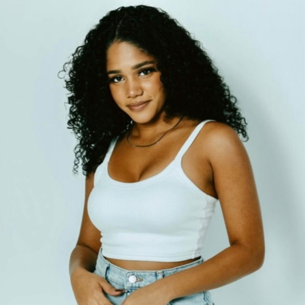 Klassy Network | White Ribbed Brami Crop Top